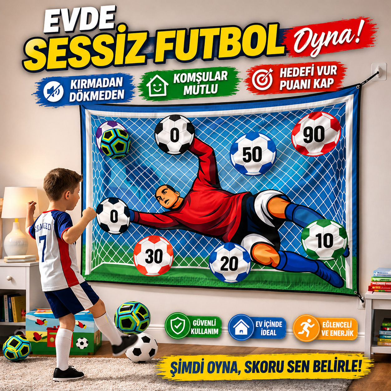 Vur Yapıştır Futbol Oyun Seti
